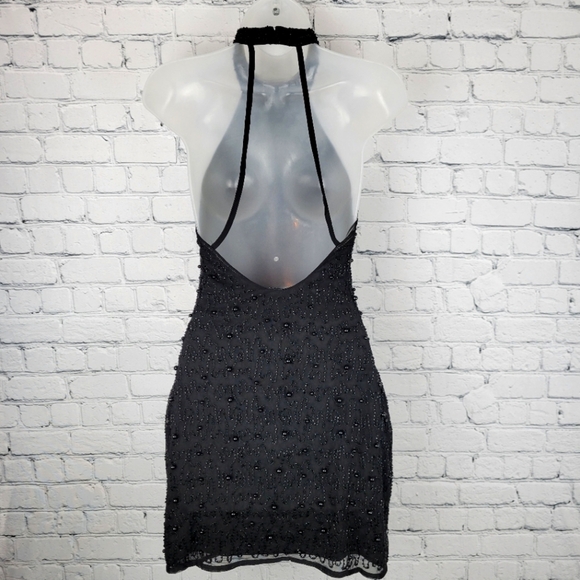 NWT Windsor Size M Beaded Backless Mini Dress - Picture 6 of 8